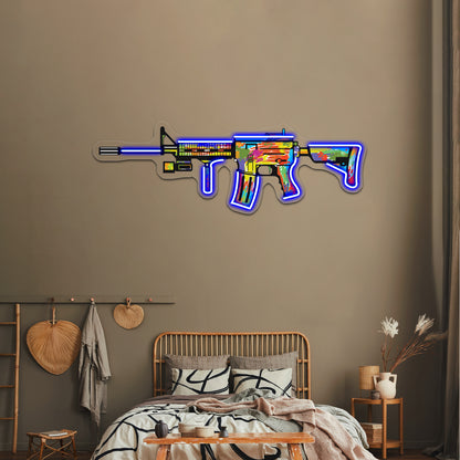 Ar15 Expression Wall Artwork Neon Signs