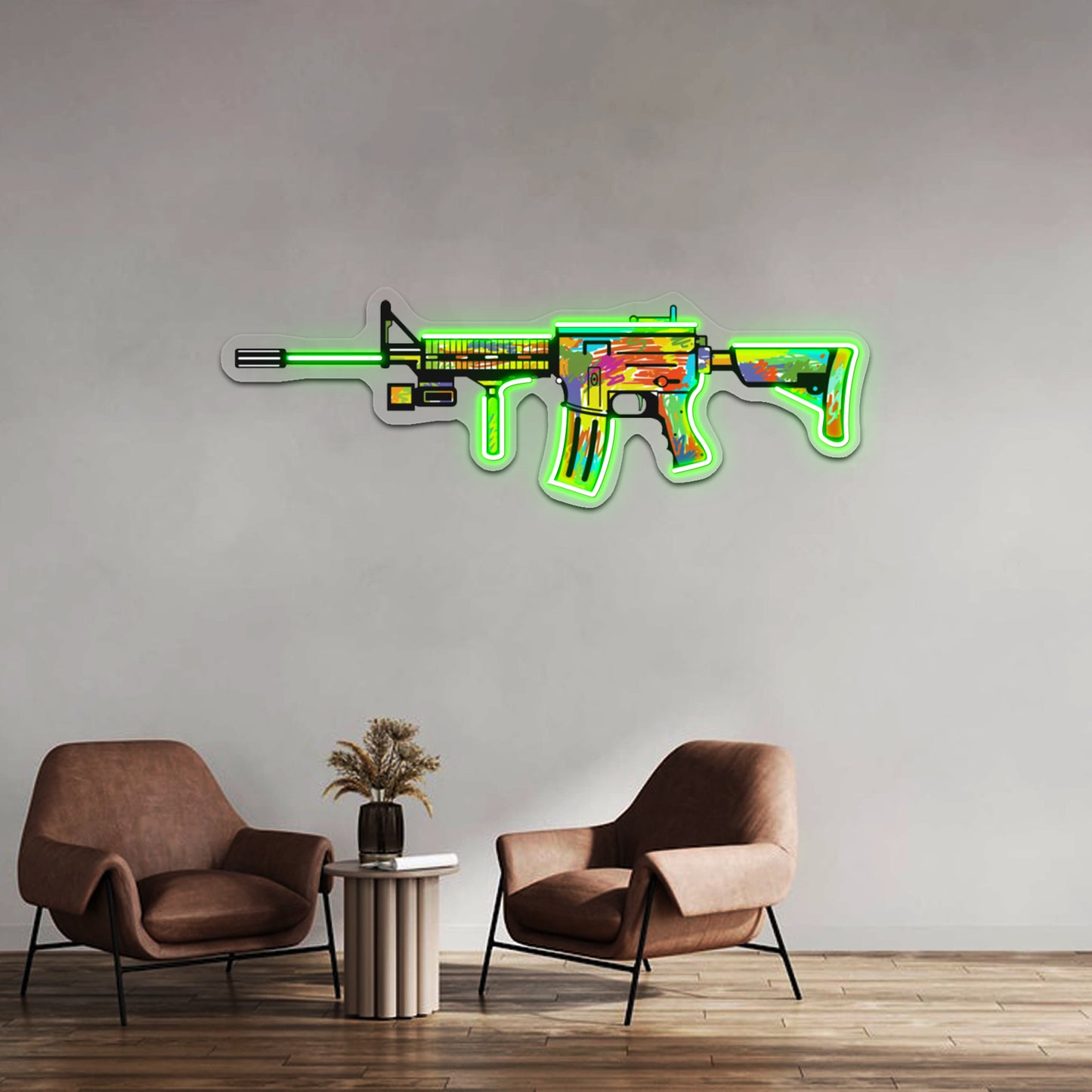 Ar15 Expression Wall Artwork Neon Signs