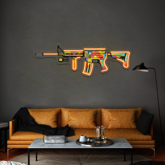 Ar15 Expression Wall Artwork Neon Signs