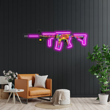 Ar15 Expression Wall Artwork Neon Signs