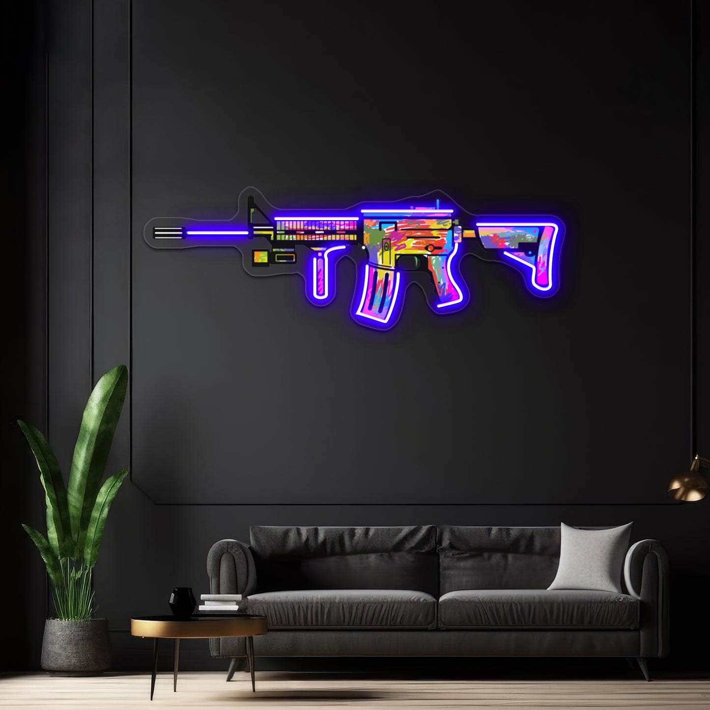 Ar15 Expression Wall Artwork Neon Signs