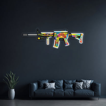 Ar15 Expression Wall Artwork Neon Signs