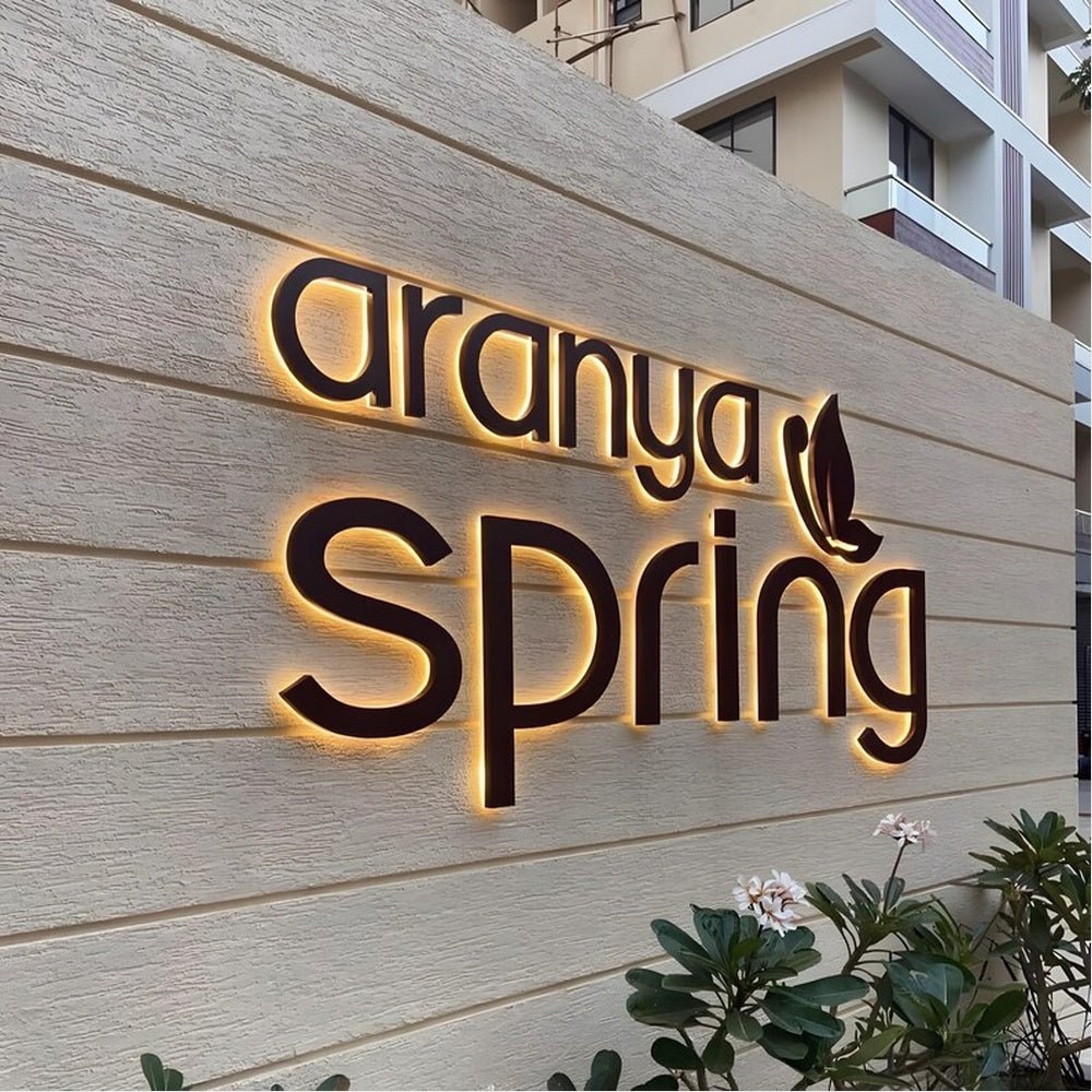 Aranga Spring 3D Backlit Channel Letters Led Light Sign - Shineneon