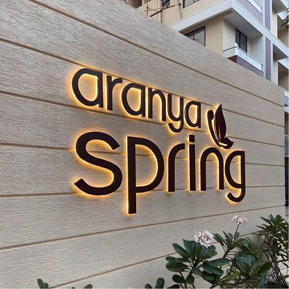Aranga Spring 3D Backlit Channel Letters Led Light Sign - Shineneon