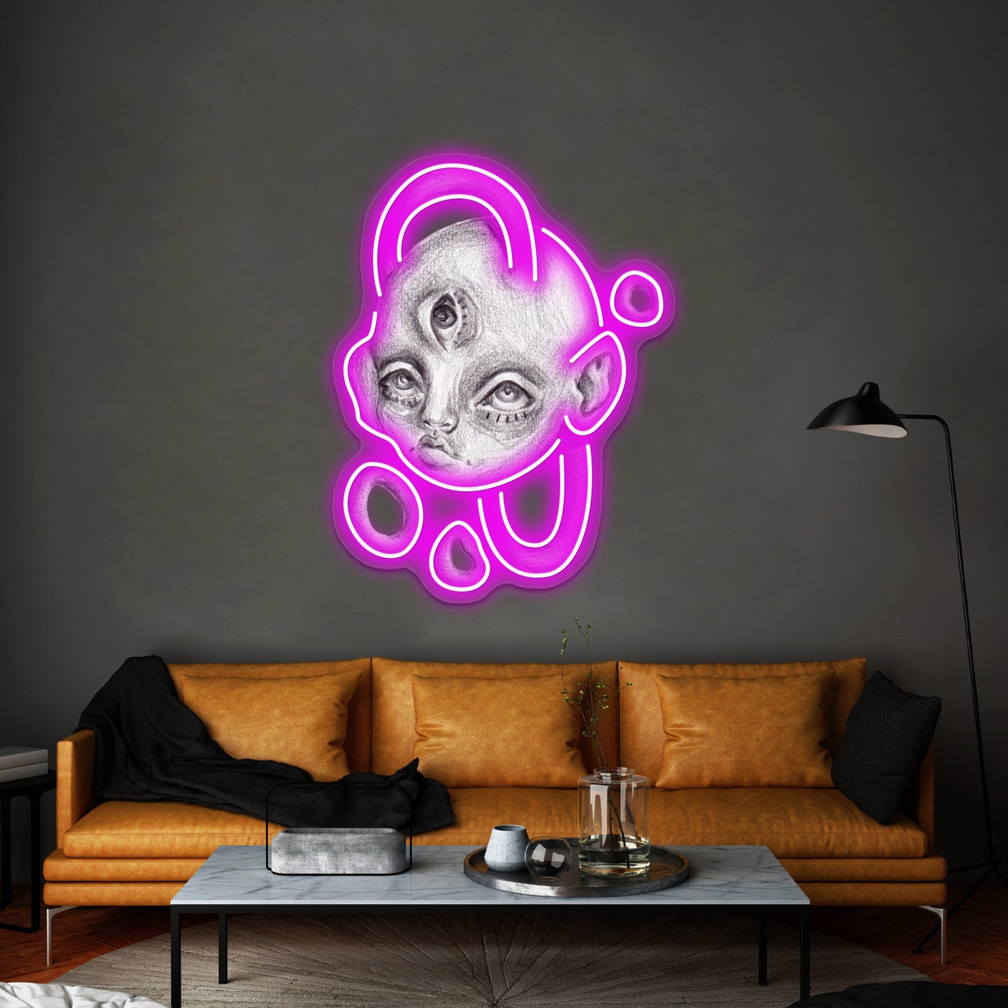 Arc Head Wall Artwork Neon Signs