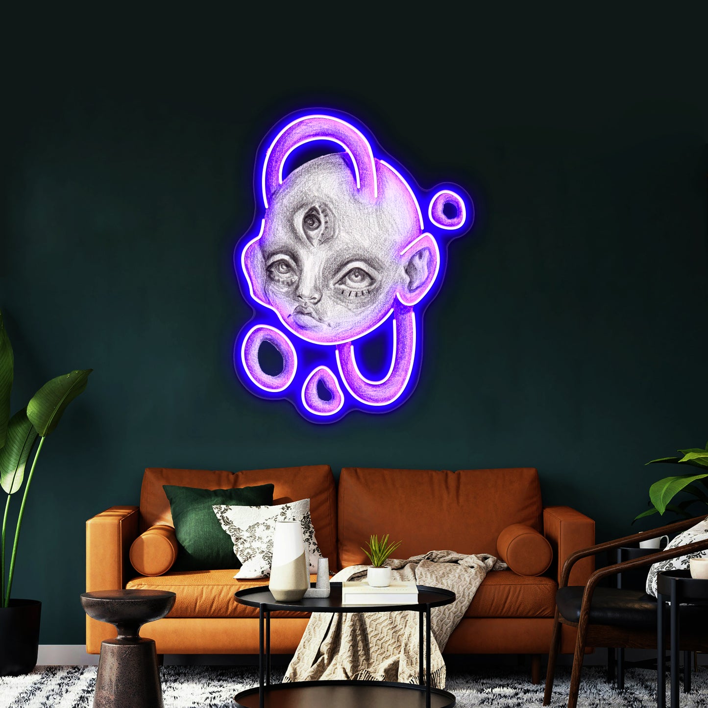 Arc Head Wall Artwork Neon Signs