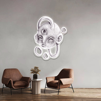 Arc Head Wall Artwork Neon Signs