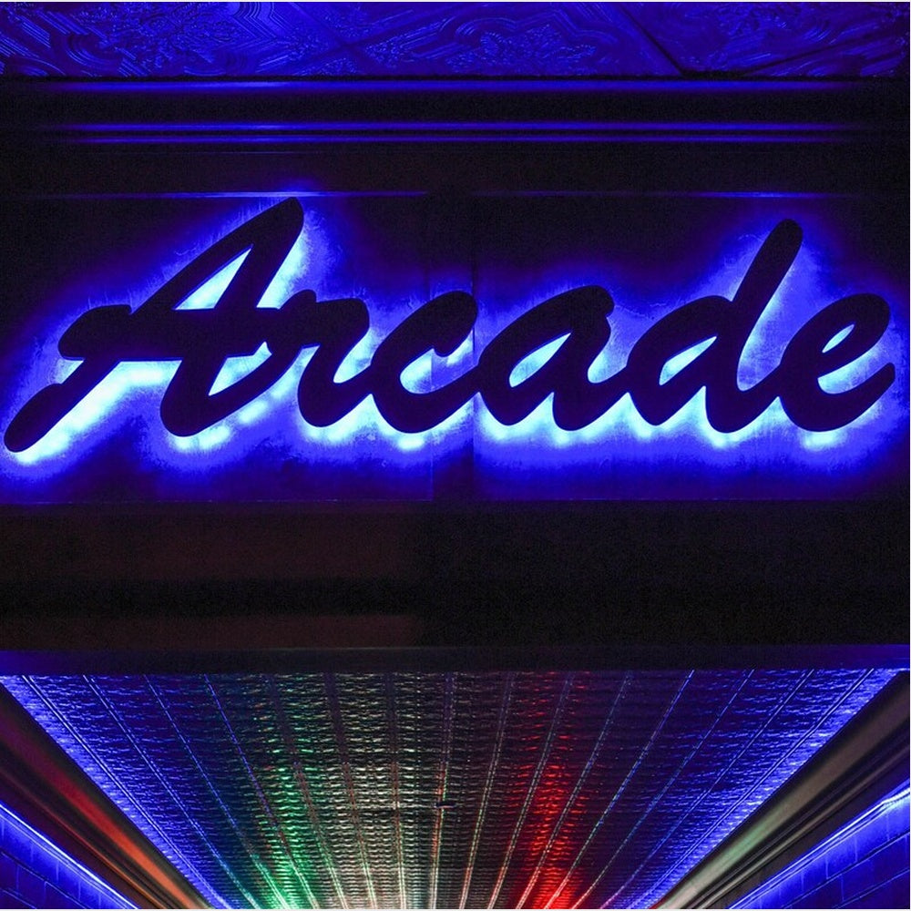 Arcade 3D Backlit Channel Letters Led Light Sign