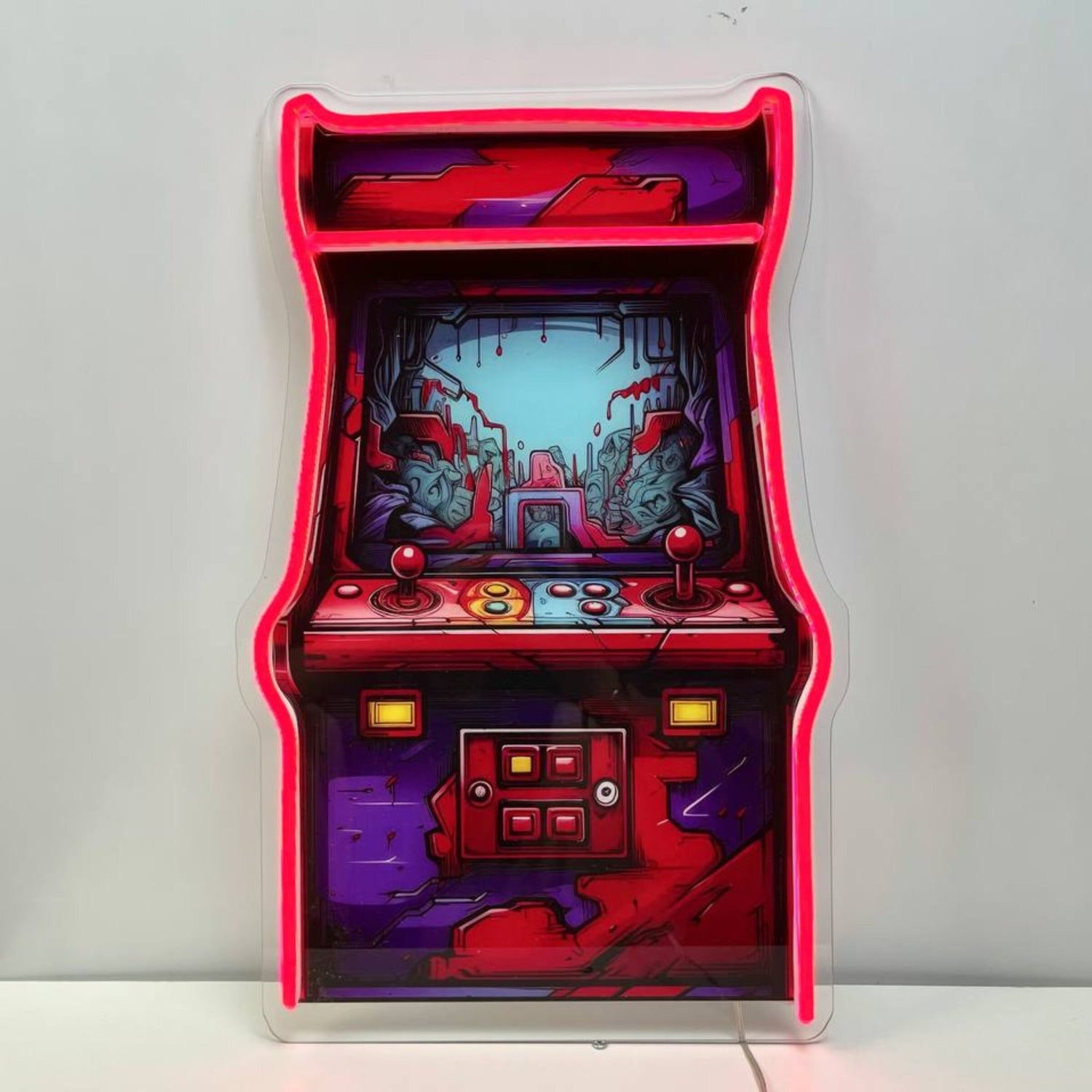 Arcade Game Machine Acrylic Led Sign | Shineneon