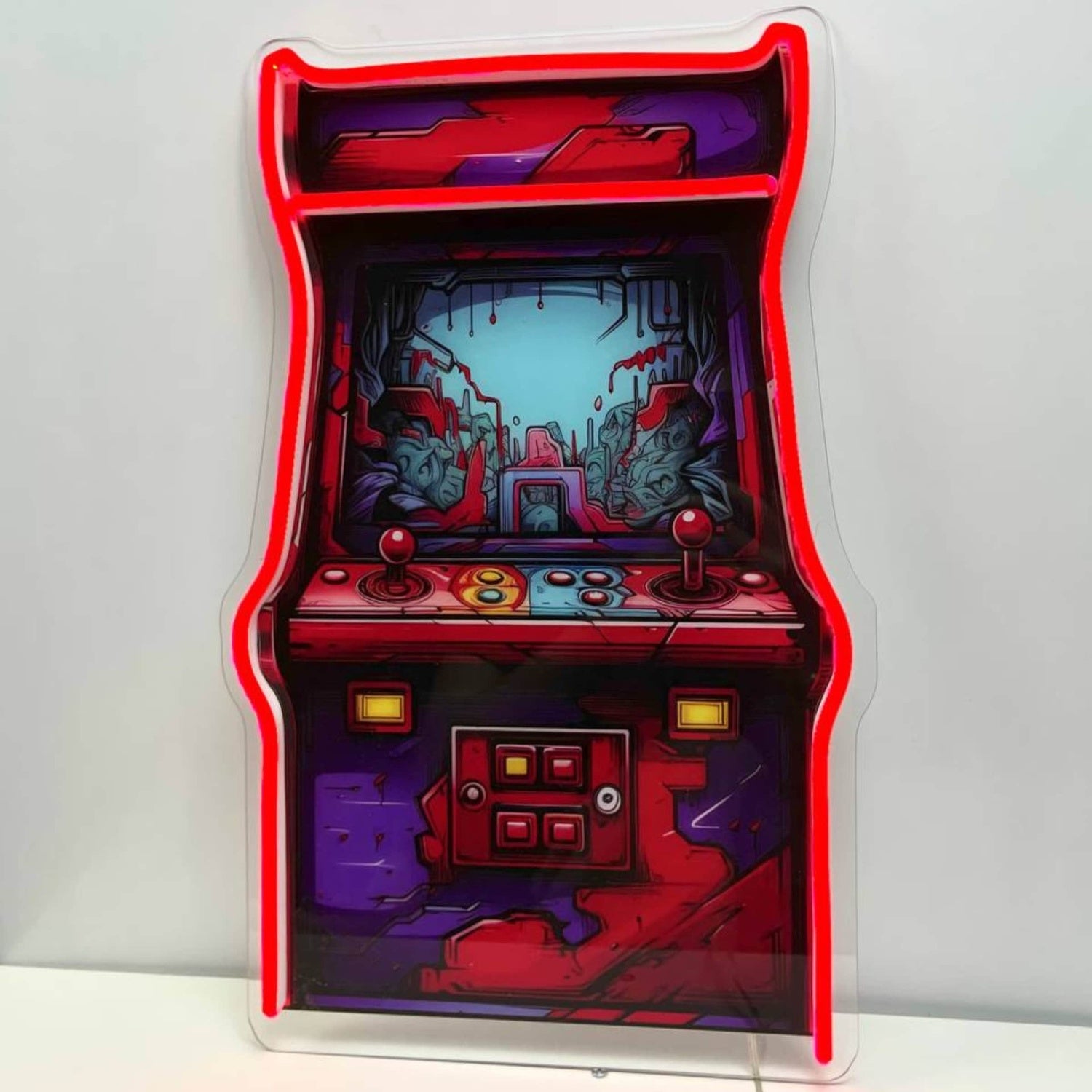 Arcade Game Machine Acrylic Led Sign | Shineneon