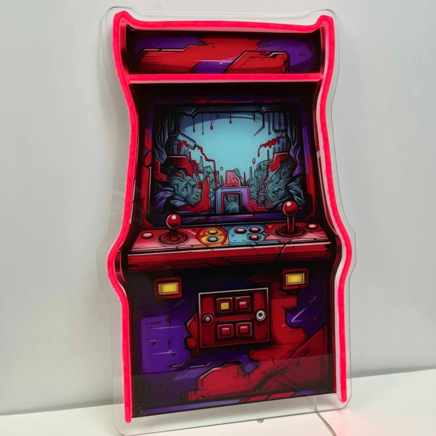 Arcade Game Machine Acrylic Led Sign | Shineneon