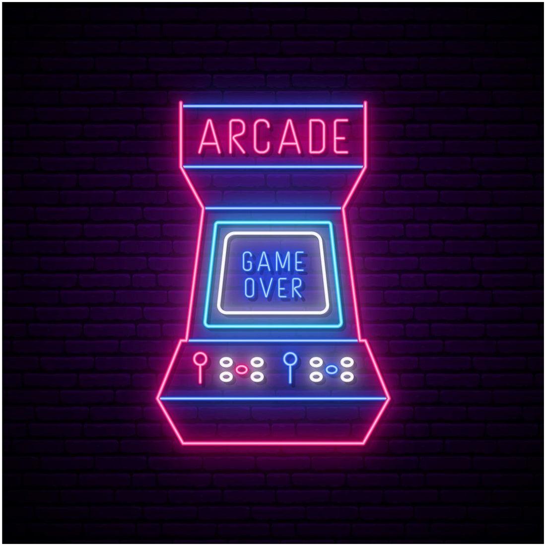 Arcade Game Machine Led Sign Business Neon Sign