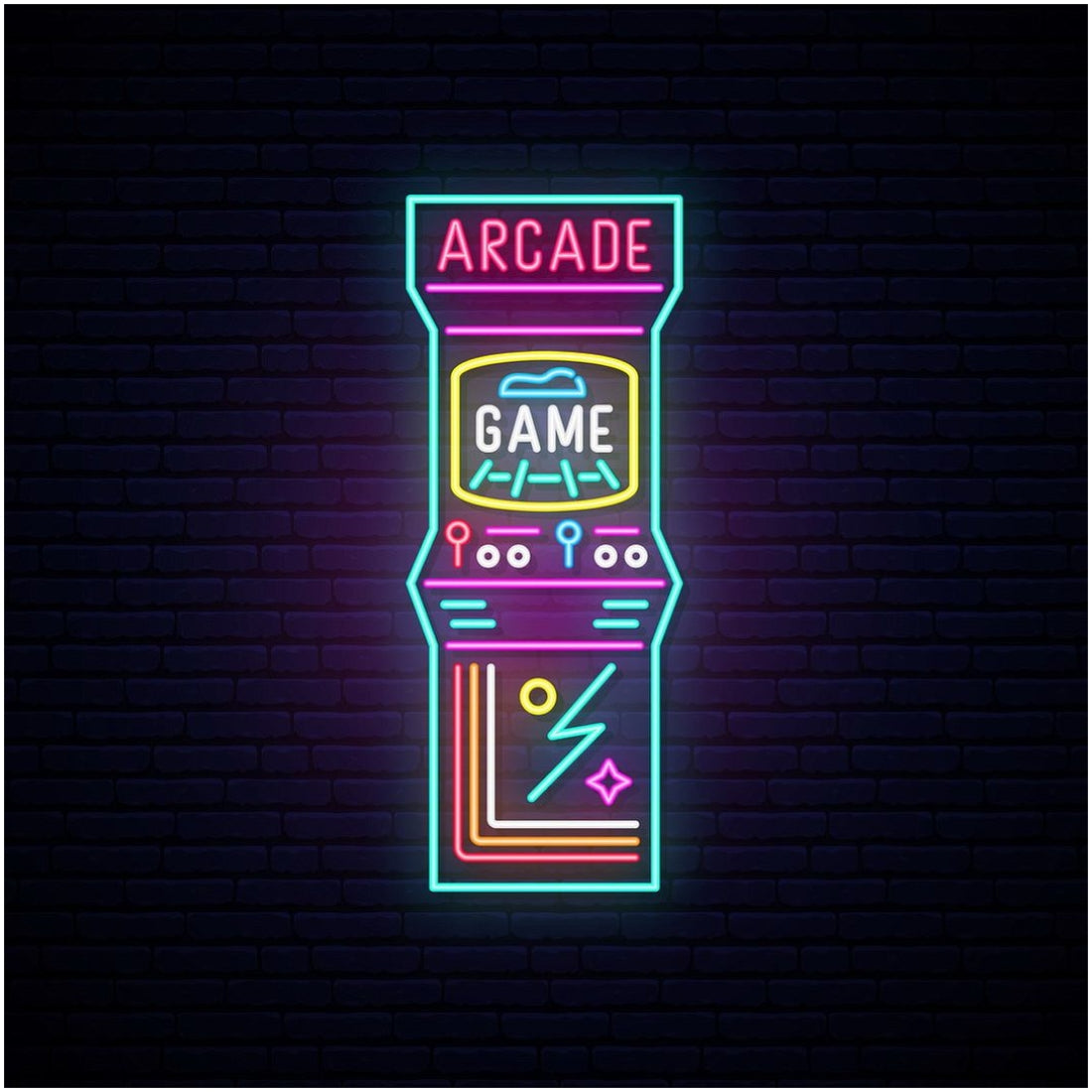 Arcade Game Zone Led Sign Business Neon Sign