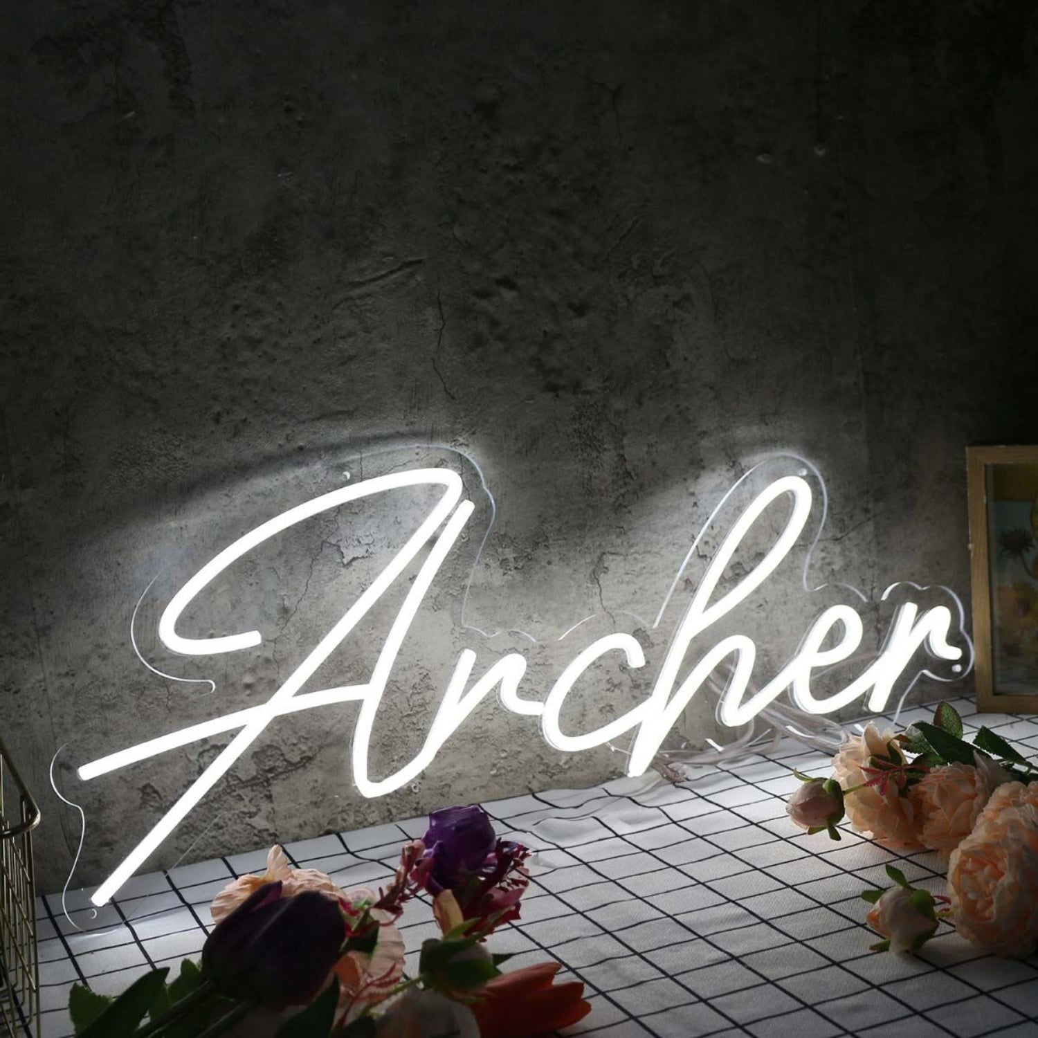 Archer White Led Neon Sign - Shineneon