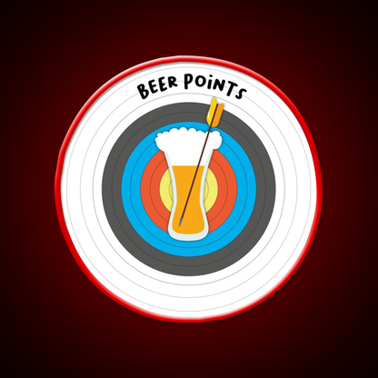 Archery And Beer Gift Idea Humor Archer Beer Bar Decor Led Neon Sign Rgb Color - LED neon sign view 10