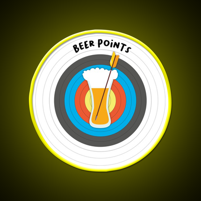 Archery And Beer Gift Idea Humor Archer Beer Bar Decor Led Neon Sign Rgb Color - LED neon sign view 7