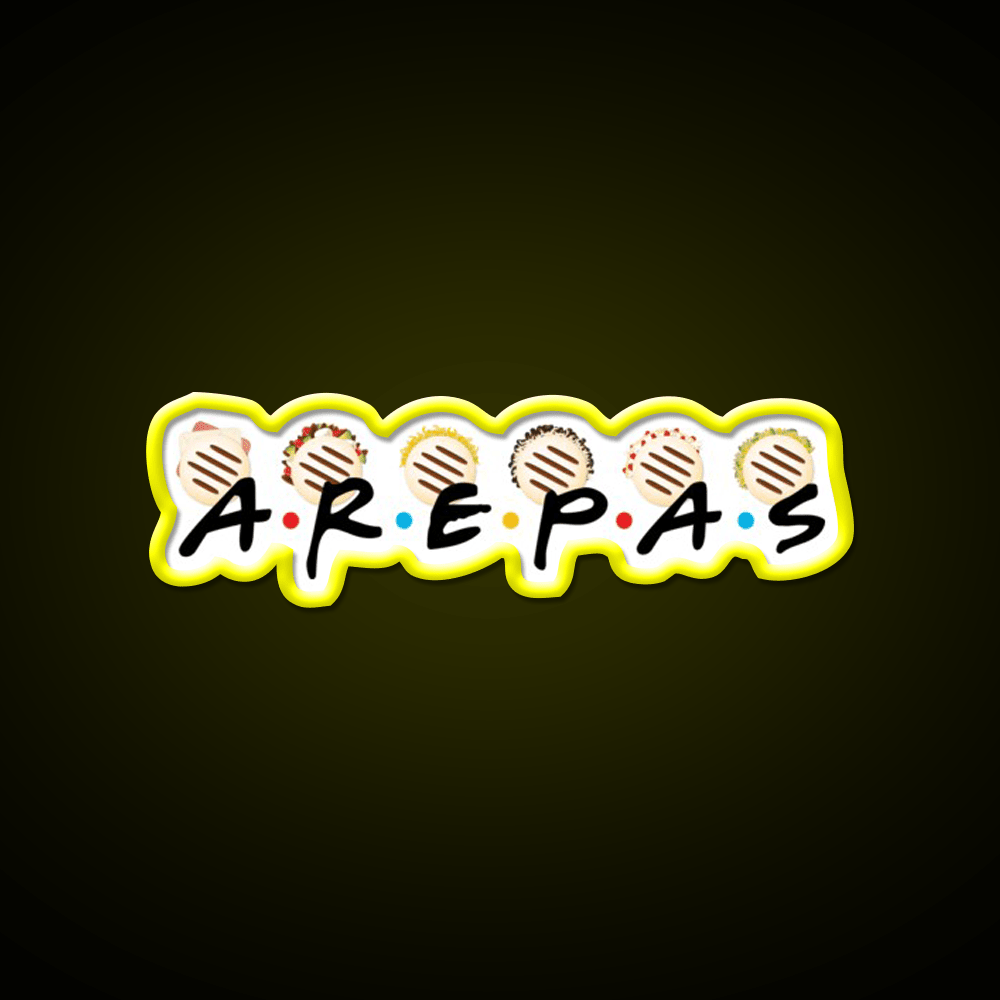 Arepa Friendship Venezuela Fast Food Led Neon Sign For Burger Place Rgb Color - Shineneon