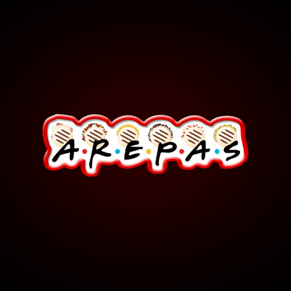 Arepa Friendship Venezuela Fast Food Led Neon Sign For Burger Place Rgb Color - Shineneon