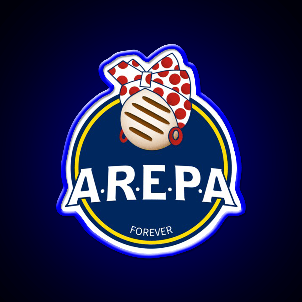 Arepa Lovers Forever Venezuela Fast Food Led Neon Sign For Burger Place Rgb Color - Shineneon