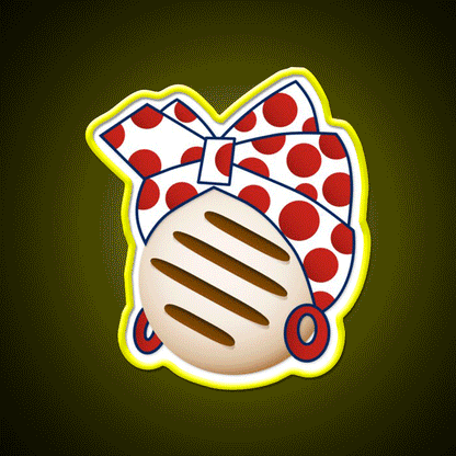 Arepa Negrita Venezuela Fast Food Led Neon Sign For Burger Place Rgb Color