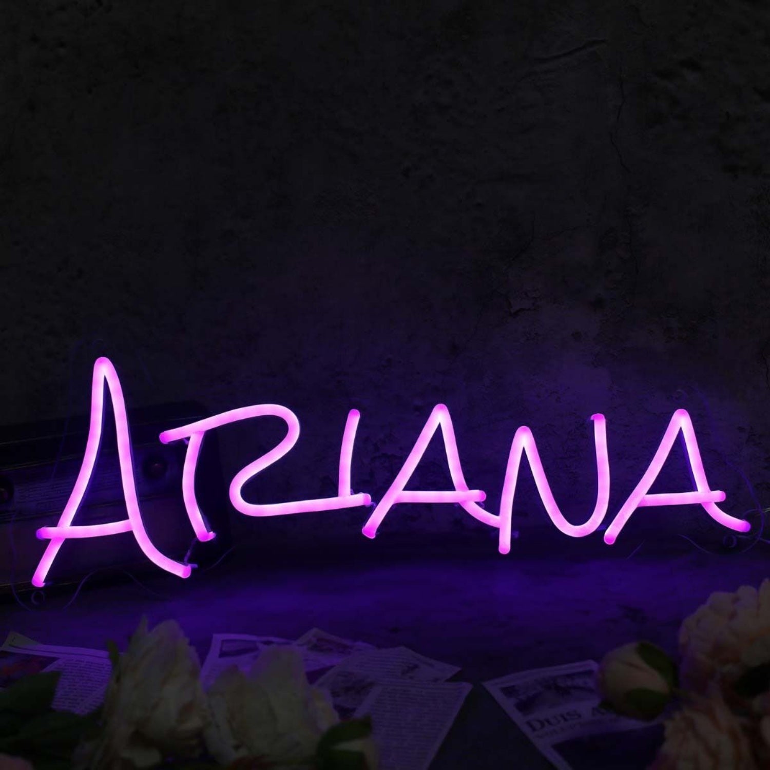 Ariana Purple Name Led Neon Sign - Shineneon