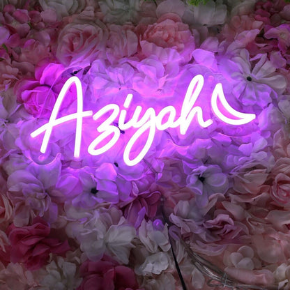 Ariyah Purple Led Neon Sign - Shineneon