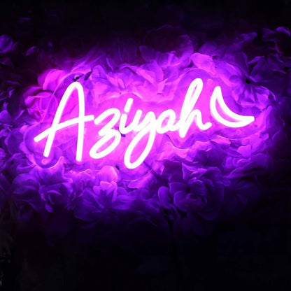 Ariyah Purple Led Neon Sign - Shineneon