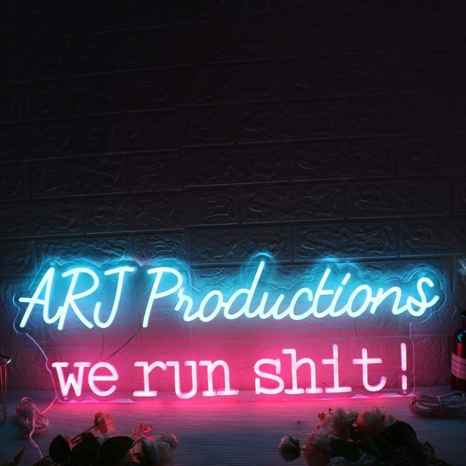 Arj Productions We Run Shit Custom Led Neon Sign - Shineneon