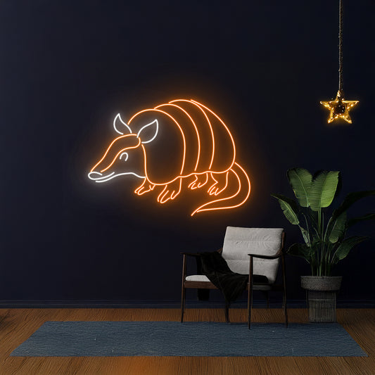 Armadillo Neon Sign