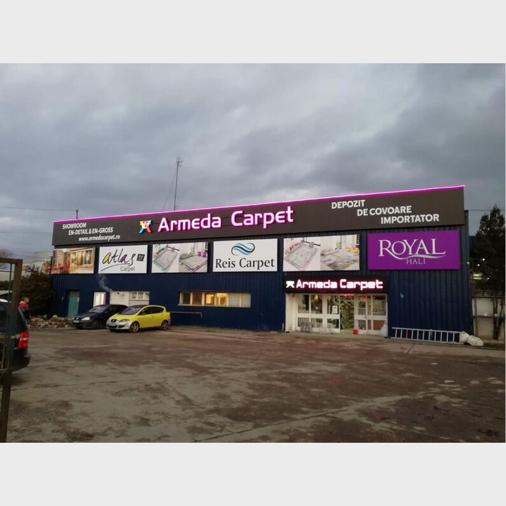 Armeda Carpet 3D Frontlit Channel Letters Led Light Sign - Shineneon