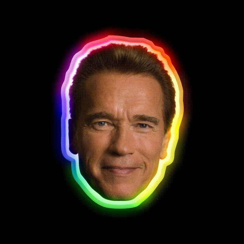 Arnold Gym Fitness Led Neon Sign Rgb Color