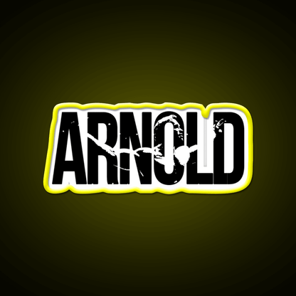 Arnold Schwarzenegger Bodybuilding Mr Olympia Gym Fitness Led Neon Sign Rgb Color - Shineneon