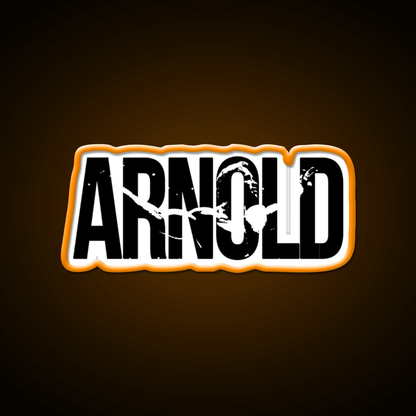 Arnold Schwarzenegger Bodybuilding Mr Olympia Gym Fitness Led Neon Sign Rgb Color - Shineneon