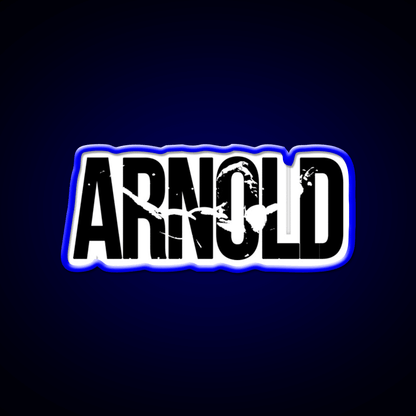 Arnold Schwarzenegger Bodybuilding Mr Olympia Gym Fitness Led Neon Sign Rgb Color - Shineneon