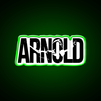Arnold Schwarzenegger Bodybuilding Mr Olympia Gym Fitness Led Neon Sign Rgb Color - Shineneon