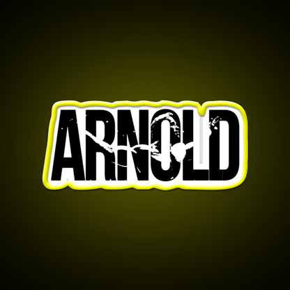 Arnold Schwarzenegger Bodybuilding Mr Olympia Gym Fitness Led Neon Sign Rgb Color - LED neon sign view 7