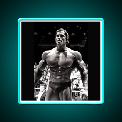 Arnold Schwarzenegger Gym Fitness Led Neon Sign Rgb Color