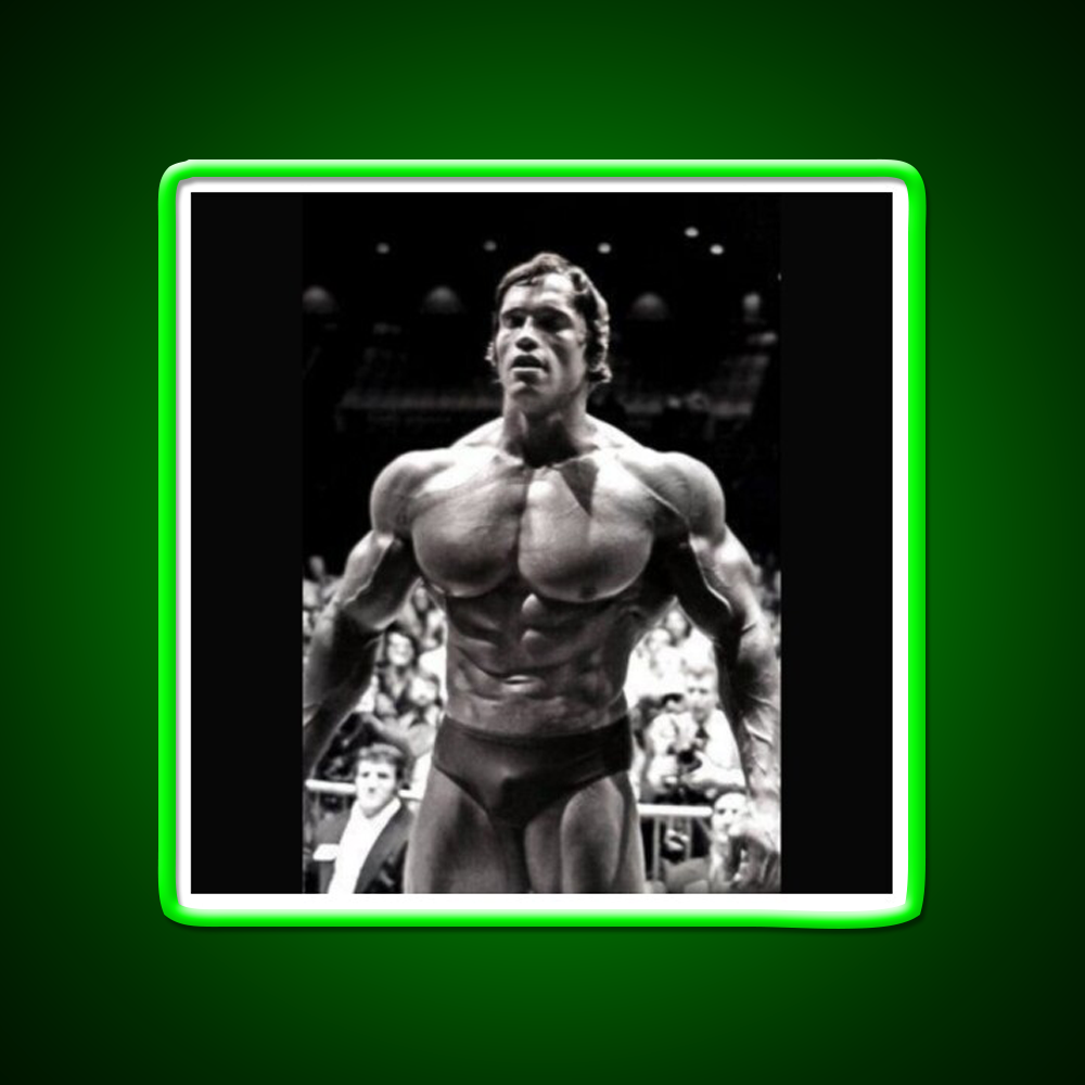 Arnold Schwarzenegger Gym Fitness Led Neon Sign Rgb Color