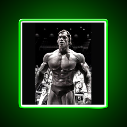 Arnold Schwarzenegger Gym Fitness Led Neon Sign Rgb Color