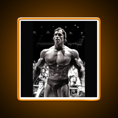 Arnold Schwarzenegger Gym Fitness Led Neon Sign Rgb Color