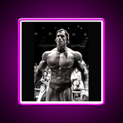Arnold Schwarzenegger Gym Fitness Led Neon Sign Rgb Color