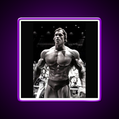 Arnold Schwarzenegger Gym Fitness Led Neon Sign Rgb Color