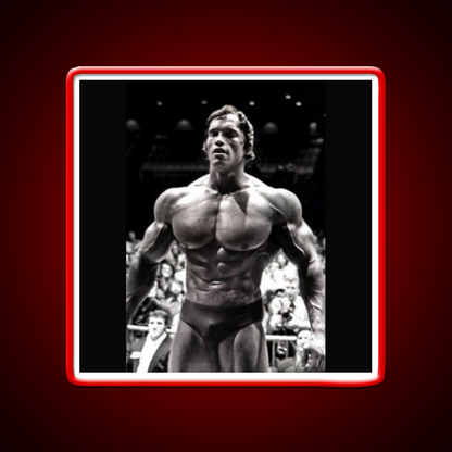 Arnold Schwarzenegger Gym Fitness Led Neon Sign Rgb Color