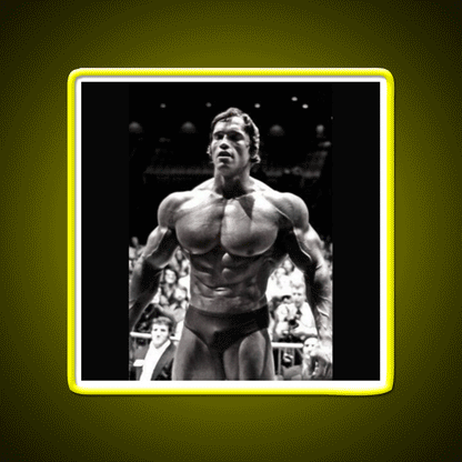 Arnold Schwarzenegger Gym Fitness Led Neon Sign Rgb Color