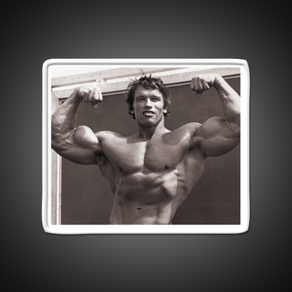 Arnold Schwarzenegger Old School Bodybuilding Gym Fitness Led Neon Sign Rgb Color