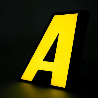 Aroma 3D Frontlit Letters Metal Led Sign