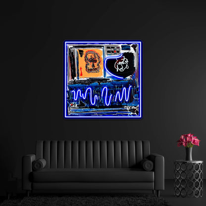 Arrhythmia Fine Art Painting Wall Artwork Neon Signs