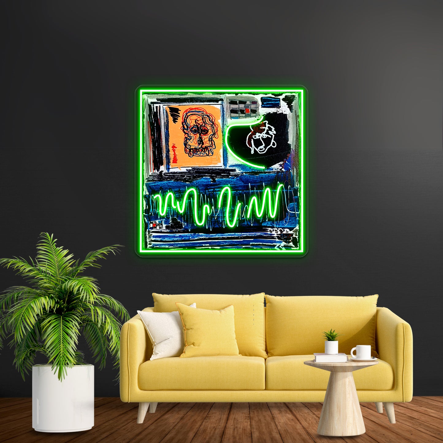 Arrhythmia Fine Art Painting Wall Artwork Neon Signs