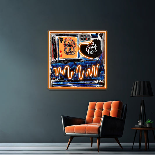 Arrhythmia Fine Art Painting Wall Artwork Neon Signs