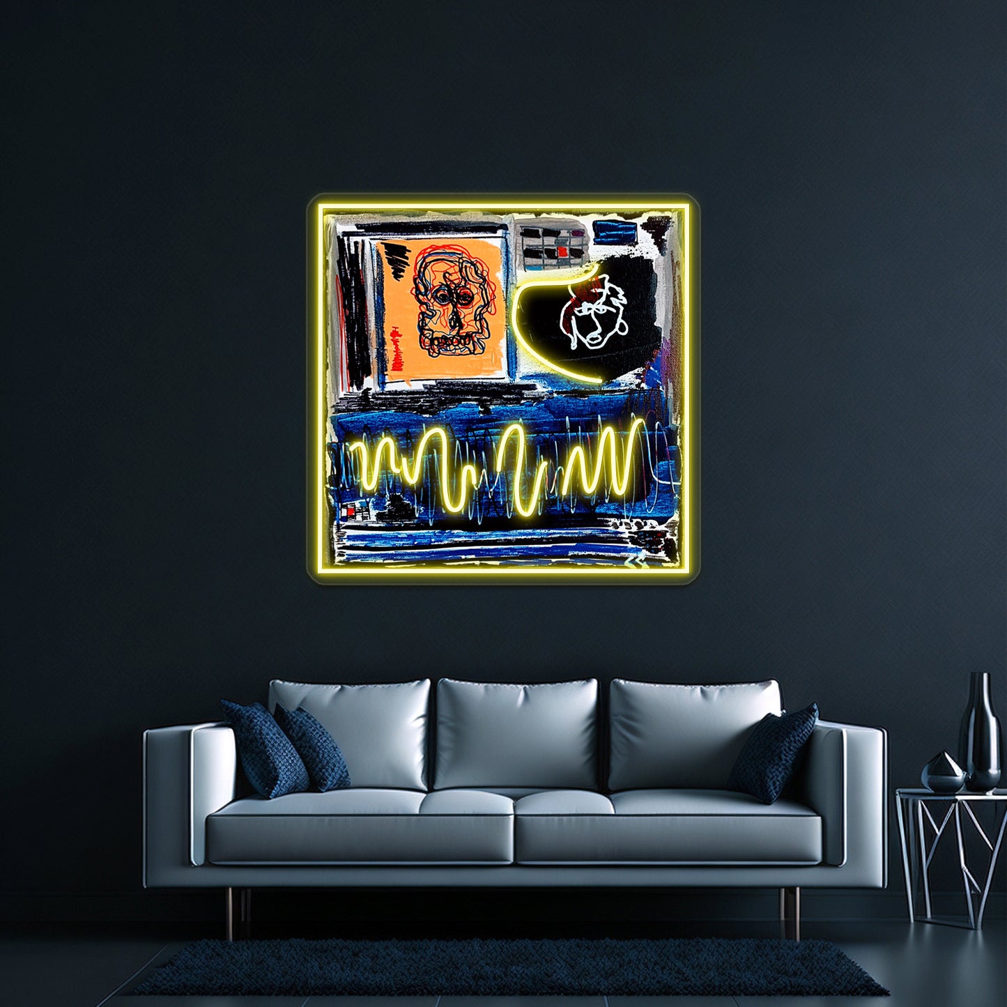 Arrhythmia Fine Art Painting Wall Artwork Neon Signs